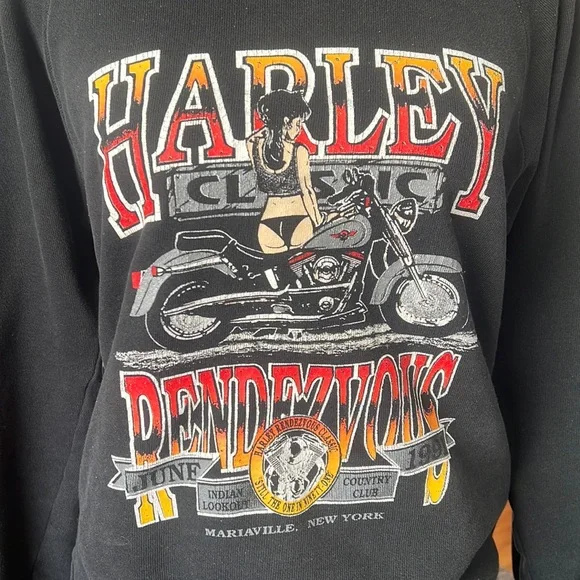 Vintage Harley Sweatshirt - Picture 6 of 6